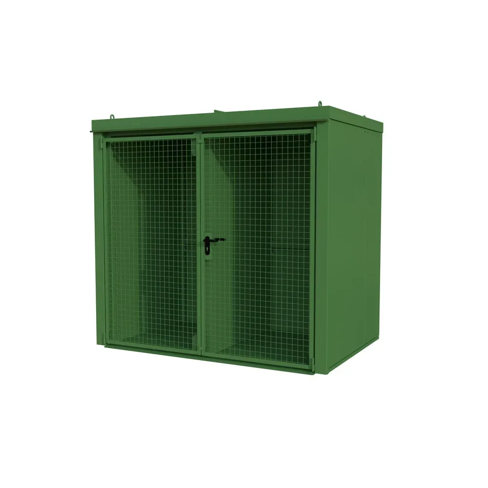 Bauer® Gasflaschen-Container GFC-B/W M3, lackiert, Resedagrün