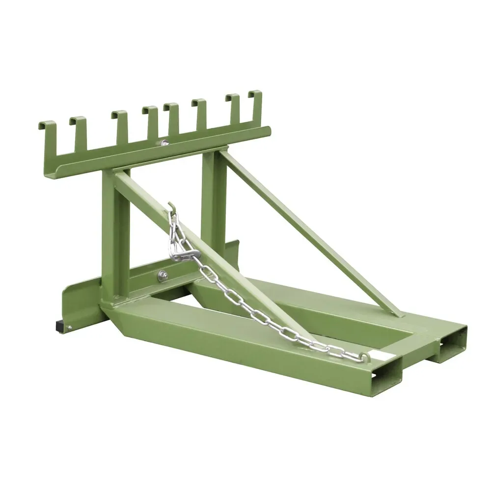 Bauer Mülltonnen-Heber MH-II, mit Gummianschlag, für 2x 80- bis 360-L-MGB und 1x 1100-L-MGB, L 1030 x B 1070H 680 mm, lackiert, resedagrün RAL 6011