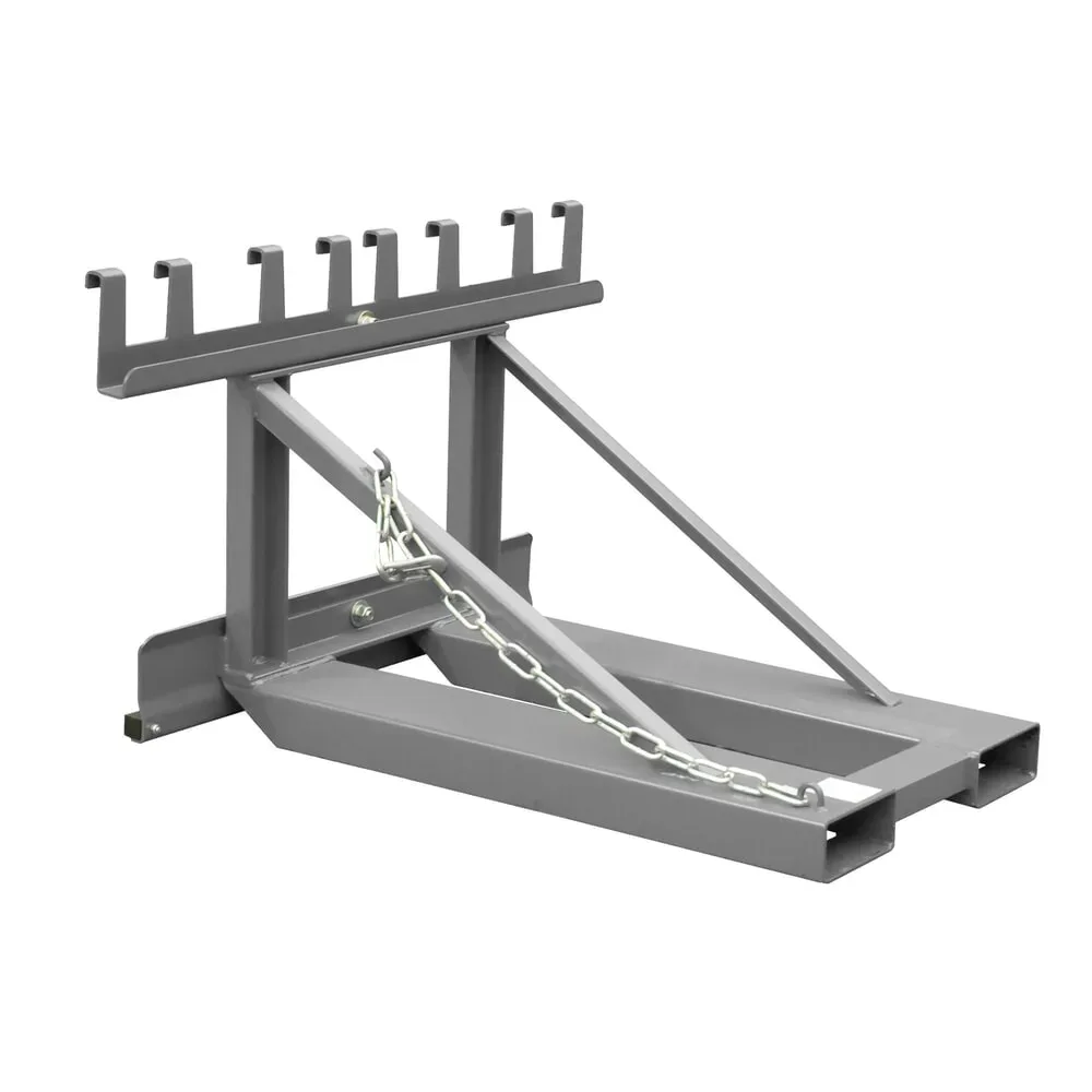 Bauer Mülltonnen-Heber MH-II, mit Gummianschlag, für 2x 80- bis 360-L-MGB und 1x 1100-L-MGB, L 1030 x B 1070H 680 mm, lackiert, mausgrau RAL 7005