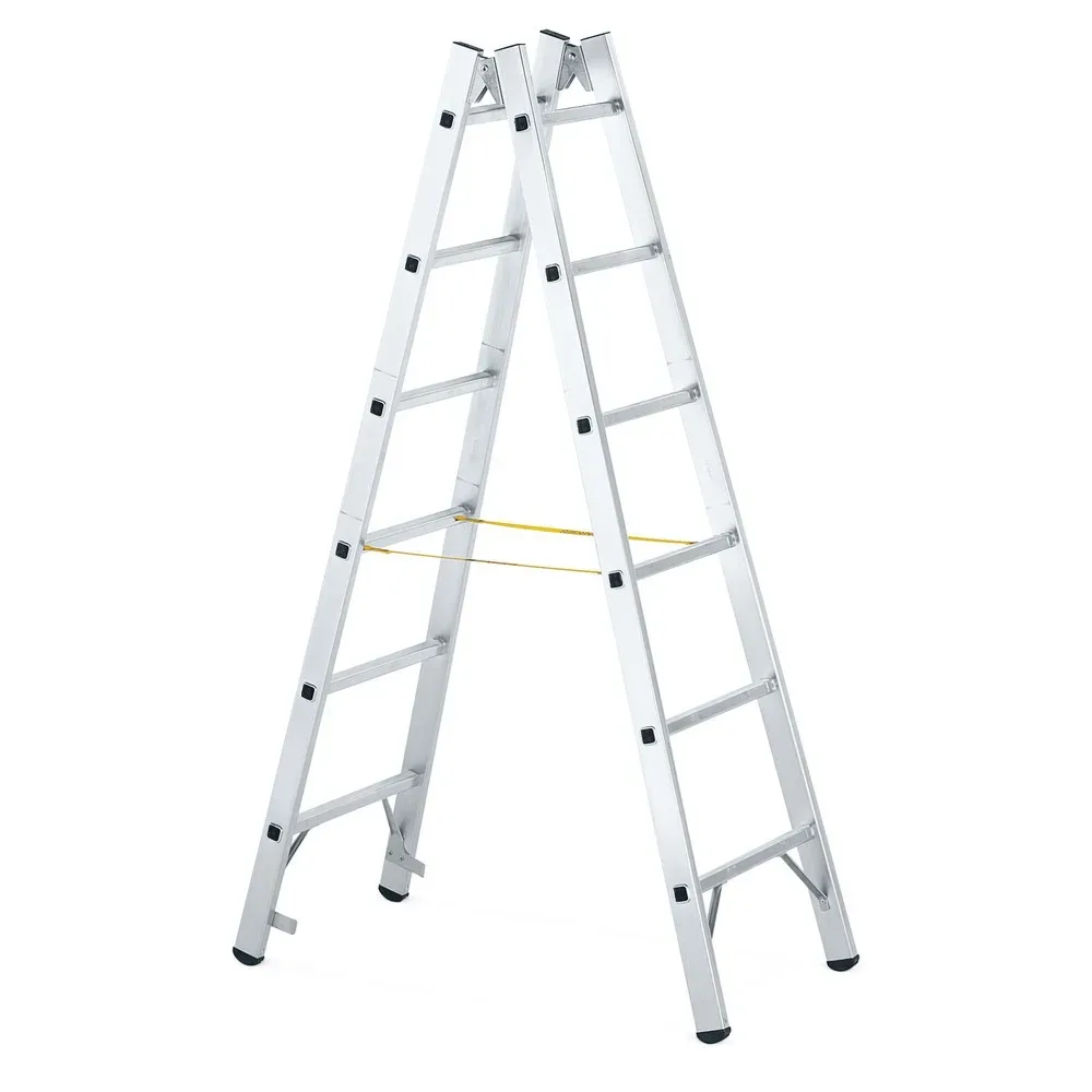 Profi-Sprossenleiter, beidseitig begehbar, 2 x 6 Sprossen ZARGES