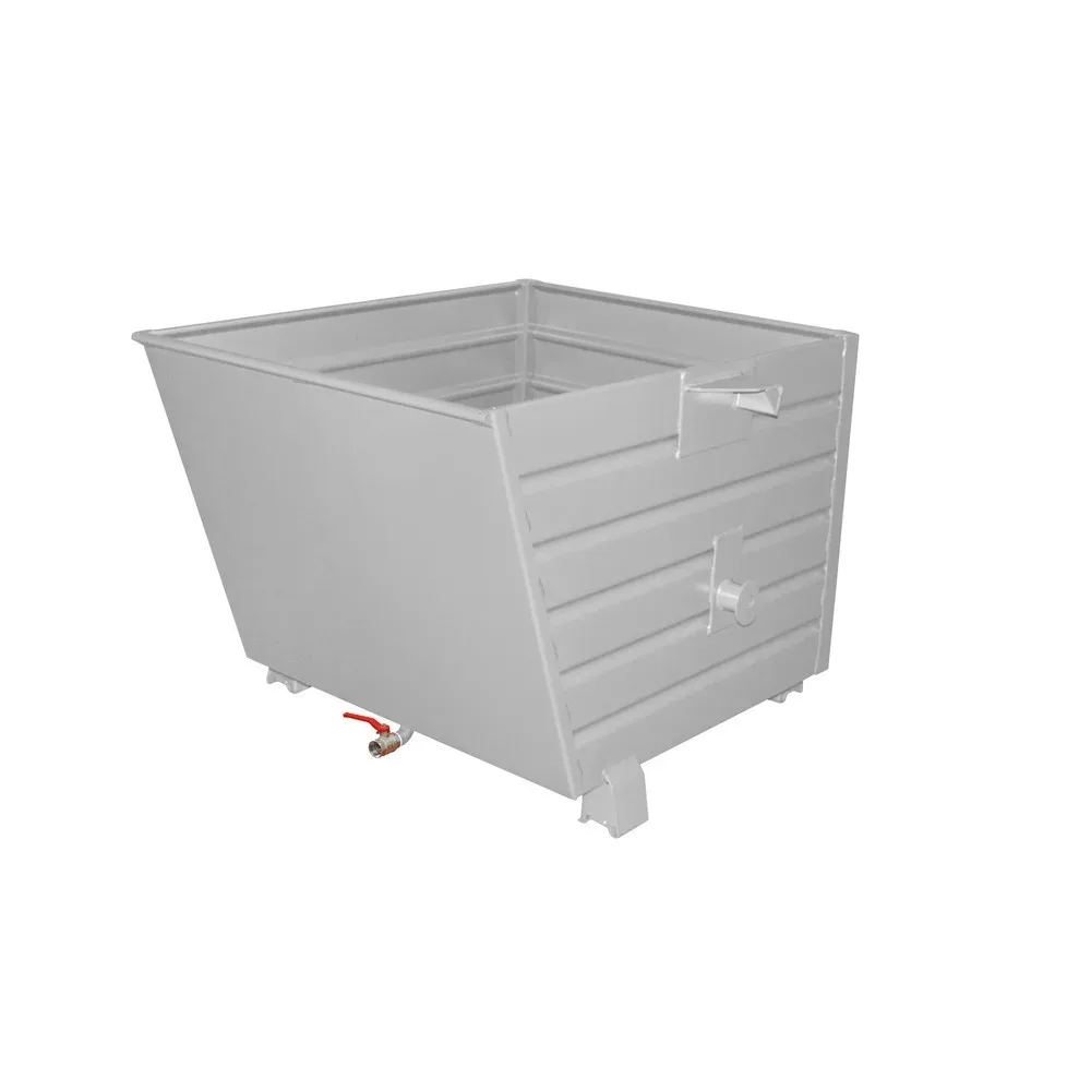 Bauer® Späne-Stapelkipper BSL 90, lackiert, Mausgrau