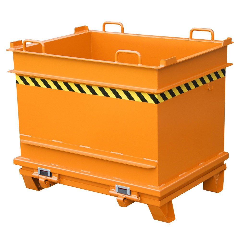 Bauer® Baustoffcontainer BC 1000, lackiert, Gelborange
