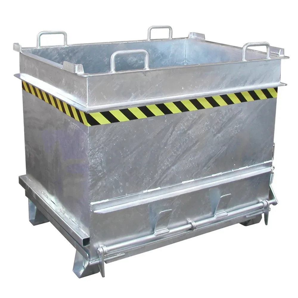 Bauer® Baustoffcontainer BC 1000 (Steinklammer-Entriegelung), feuerverzinkt