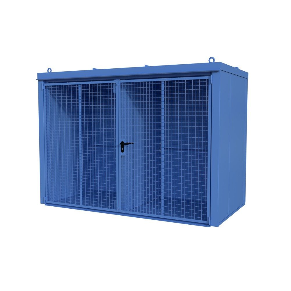 Bauer® Gasflaschen-Container GFC-B/W M4, lackiert, Lichtblau