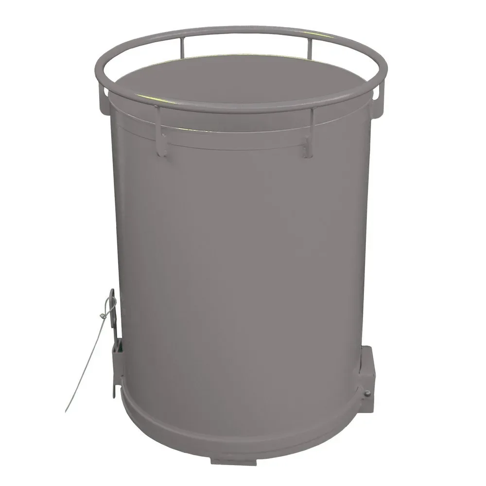 Bauer® Rundbehälter RB 450, lackiert, Mausgrau