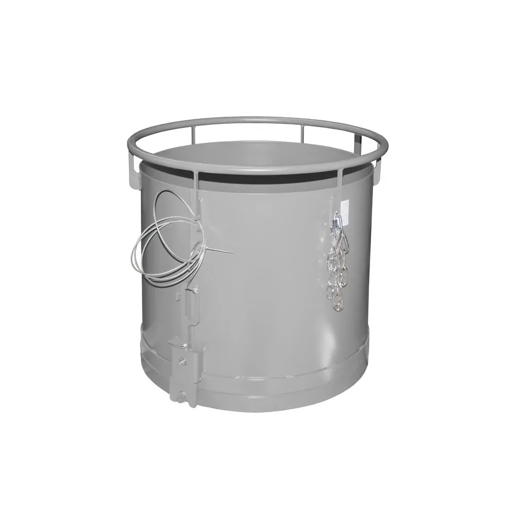 Bauer® Rundbehälter RB 300, lackiert, Mausgrau