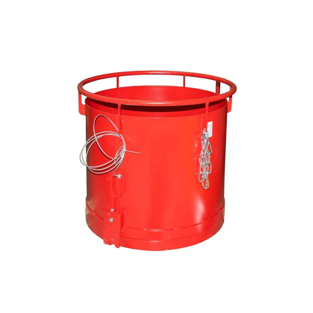 Bauer® Rundbehälter RB 300, lackiert, Feuerrot