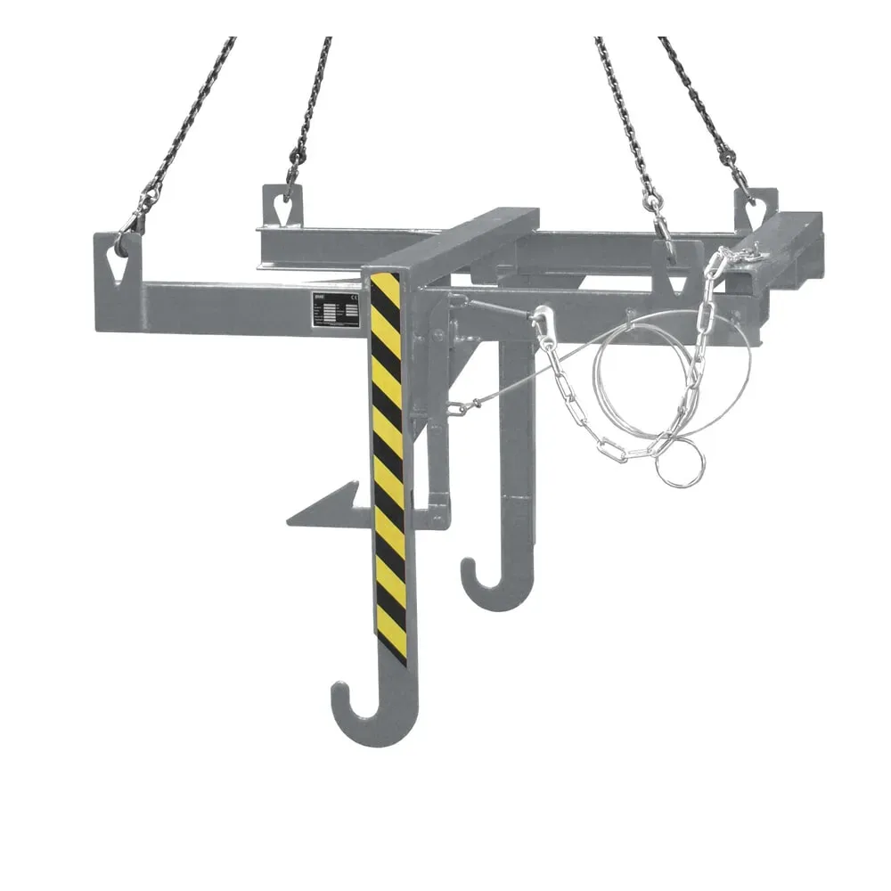 Kipptraverse für Bauer® Baustoffbehälter BBT, lackiert, Mausgrau