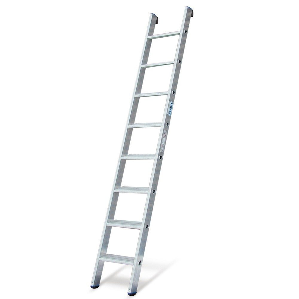 KRAUSE® STABILO Stufen-Anlegeleiter mit Abrutsch-/Anlegeschutz, Standhöhe 2,10 m