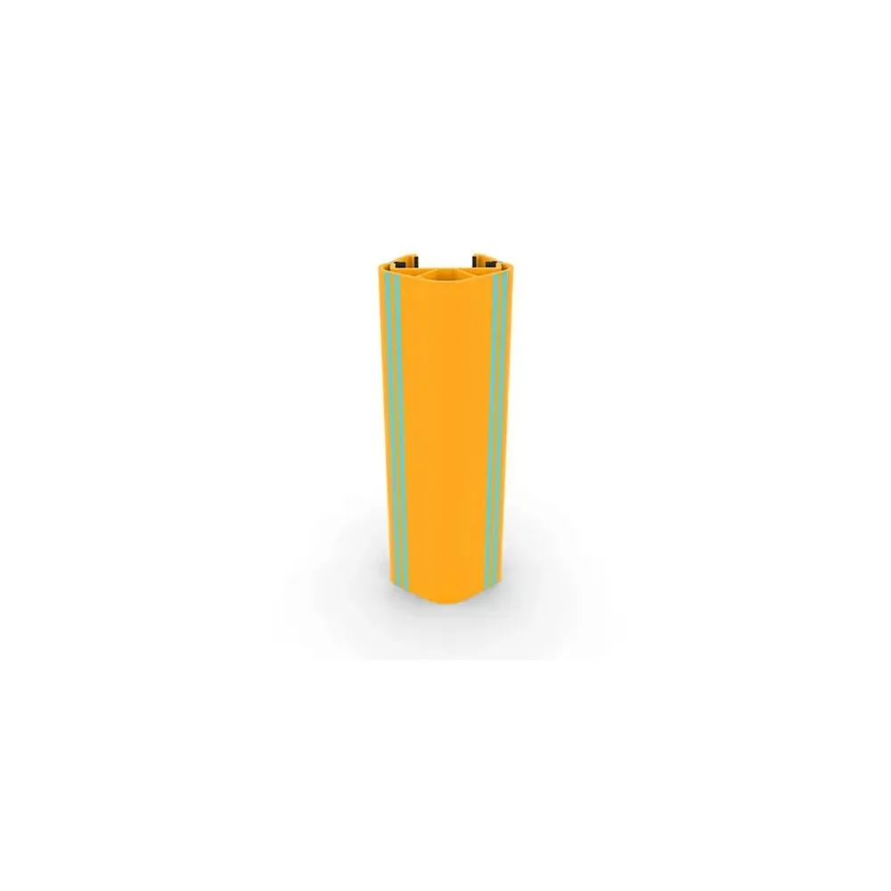 A-SAFE Anfahrschutz für Regale RackGuard aus MEMAPLEX®, Tiefkühlausführung, Innenmass HxBxT 600 x 102 x 80 mm