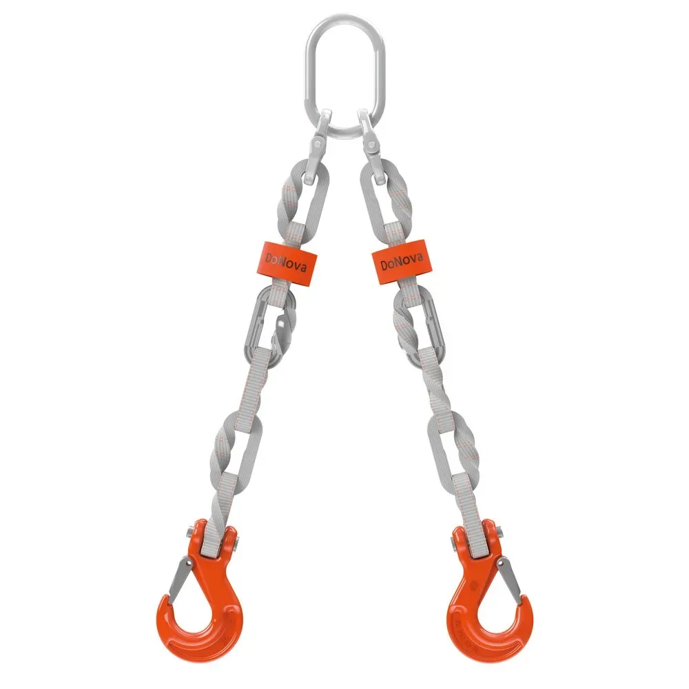 Dolezych DoNova Powerlift Hightech-Textilkette, 2-strängig, TK 7.000 bzw. 5.000 kg, Länge 4 m