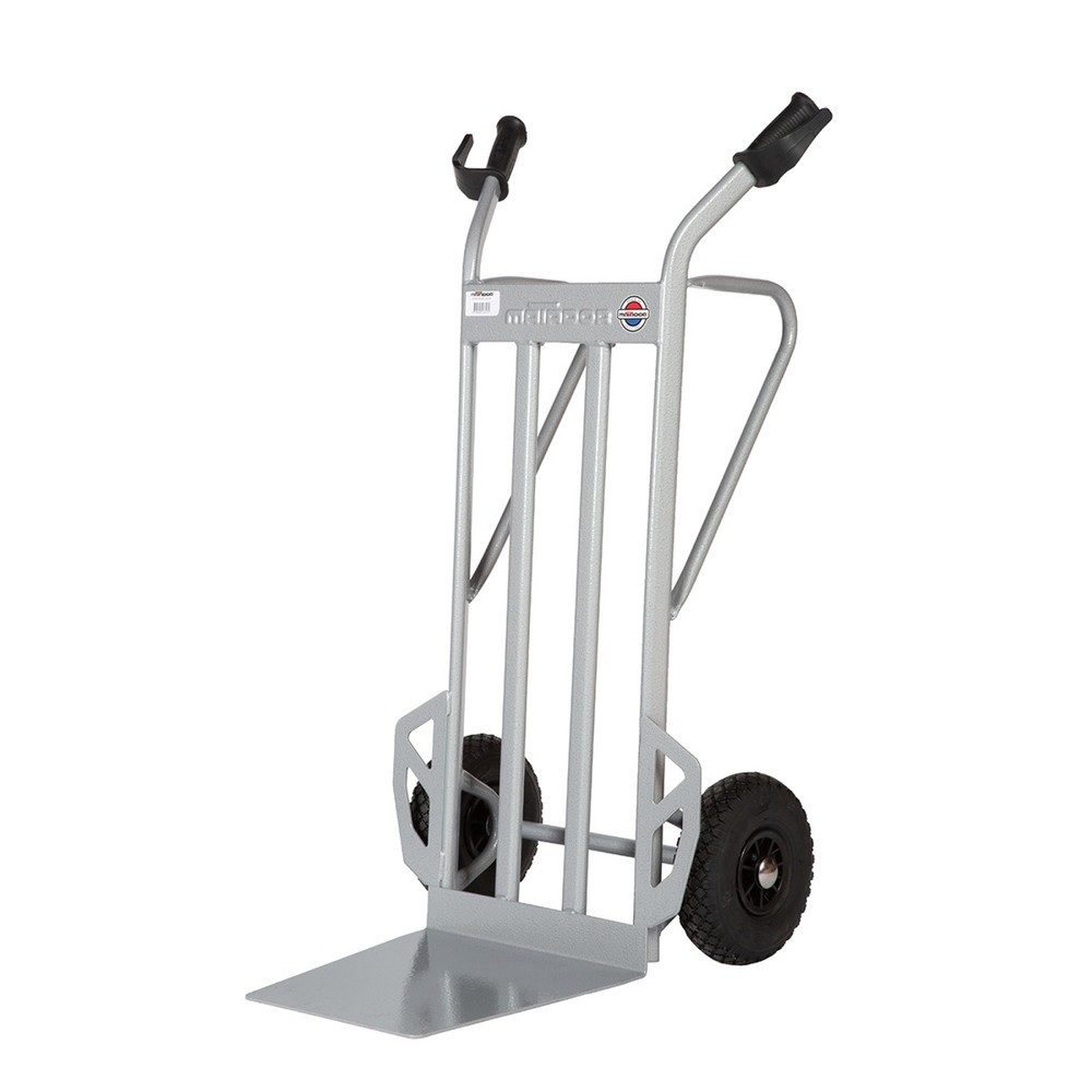 Profi-Sackkarre 200, Tragfähigkeit 350 kg, HxBxT 1100 x 620 x 585 mm, Luftbereifung MATADOR