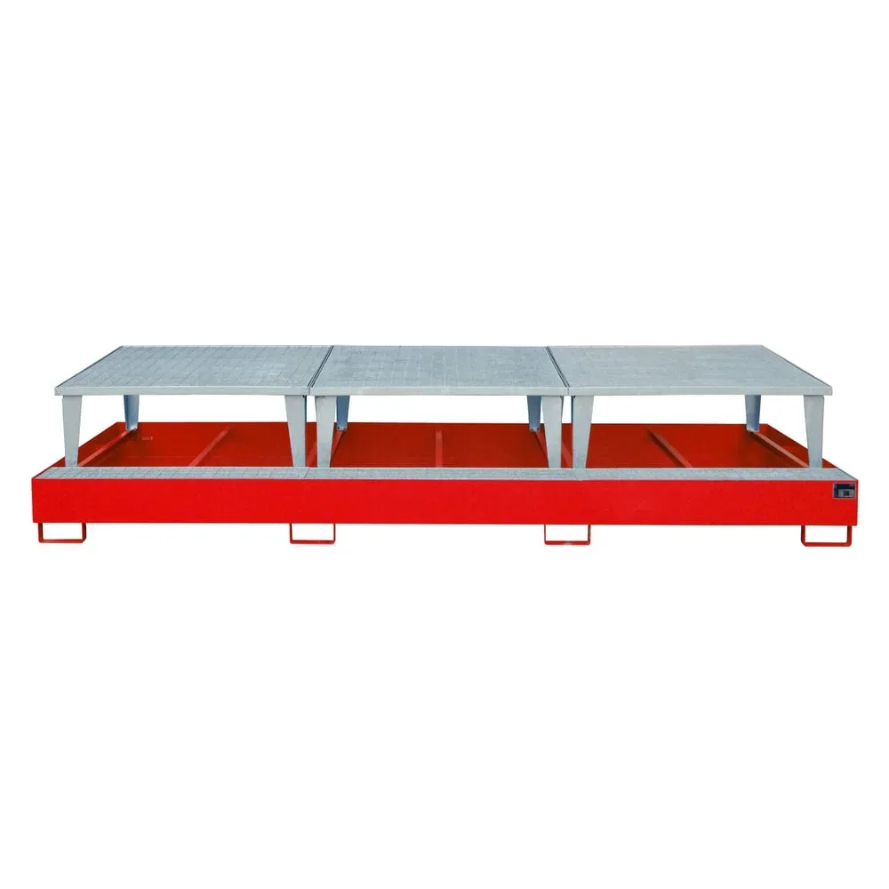 Auffangwanne AWA 1000-3, rot RAL 3000