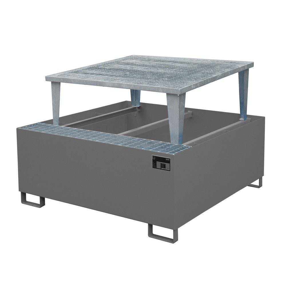 Auffangwanne AWA 1000-1, grau RAL 7005