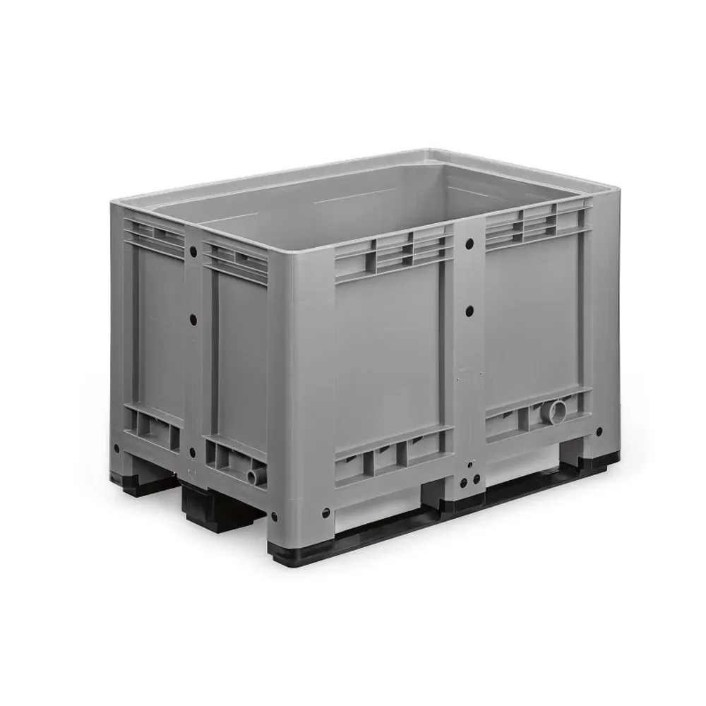 Palettenbox M, 1200x800x780 mm, geschlossen, mit 3 Kufen