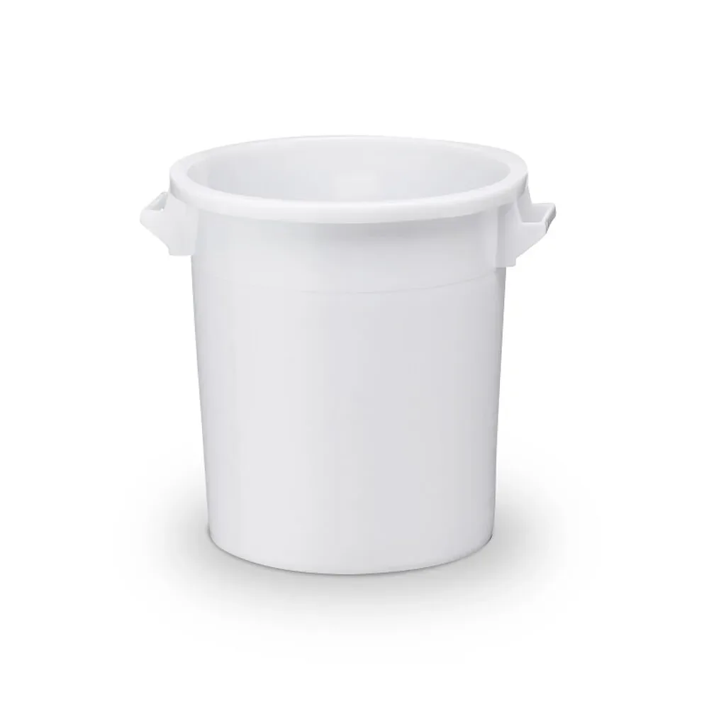Kunststofftonne, weiss, 35 Liter