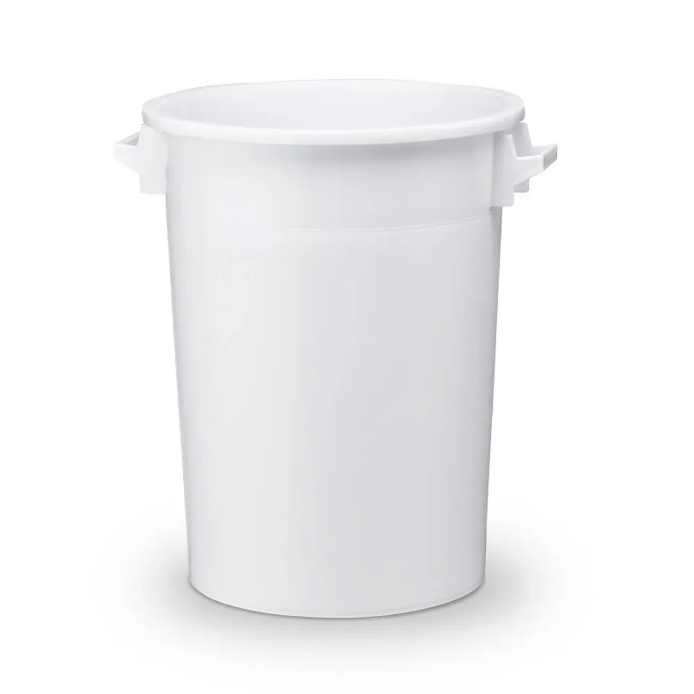Kunststofftonne, weiss, 100 Liter