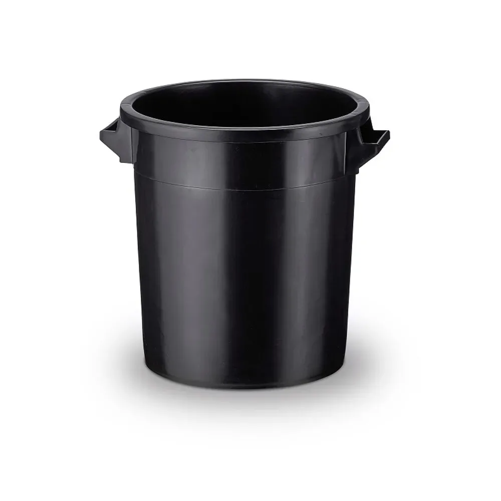 Tonne, aus HDPE, stapelbar 35 Liter, schwarz