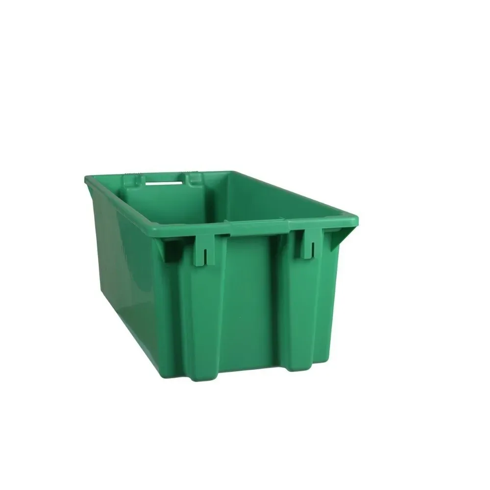 Drehstapelbehälter aus Polypropylen, 70 Liter, grün