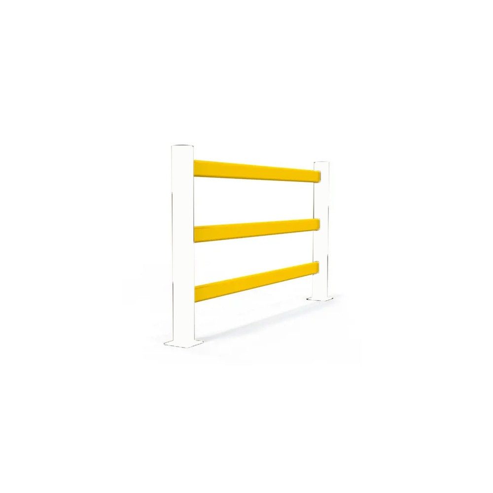 A-SAFE Holmsatz für Rammschutzgeländer eFlex als Fusswegtrennung aus MEMAPLEX®, Innen- und Aussenbereich, HxB, 3 x 1.000 mm Länge