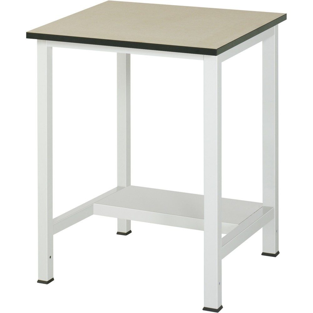 RAU Werktisch 900 mit Ablageboden Tiefe 320 mm, HxBxT 825 x 750 x 800 mm, MDF Arbeitsplatte