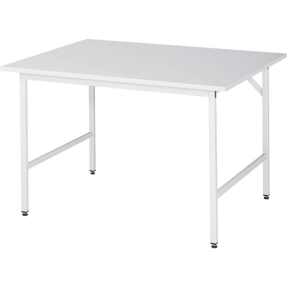 RAU höhenverstellbarer Werktisch Serie JERRY, HxBxT 800-850 x 1.250 x 1.000 mm, Arbeitsplatte EGB-Melamin-Belag