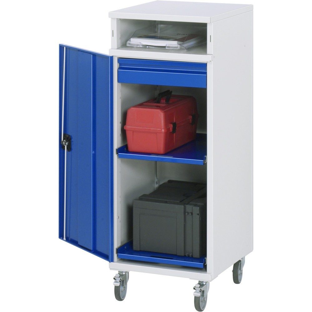 RAU mobiles Rollpult, HxBxT 1.185 x 450 x 520 mm, Schubladen 1 x 80 mm