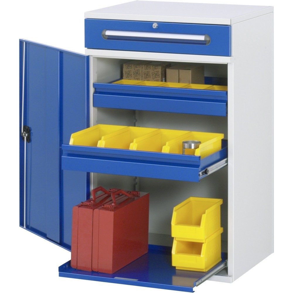 RAU Pultschrank, HxBxT 1.060 x 650 x 520 mm, Schubladen 2 x 80, 1 x 120 mm