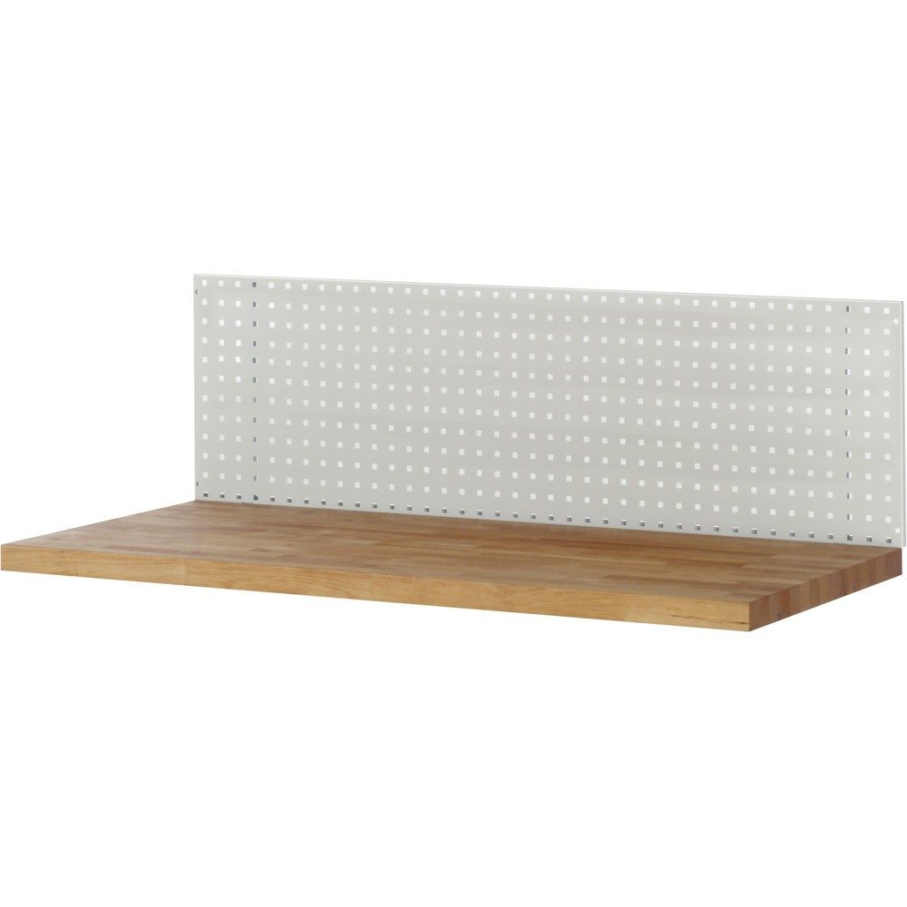 Lochwand für Werkbank, lichtgrau RAL 7035, BxH 1000 x 450 mm RAU