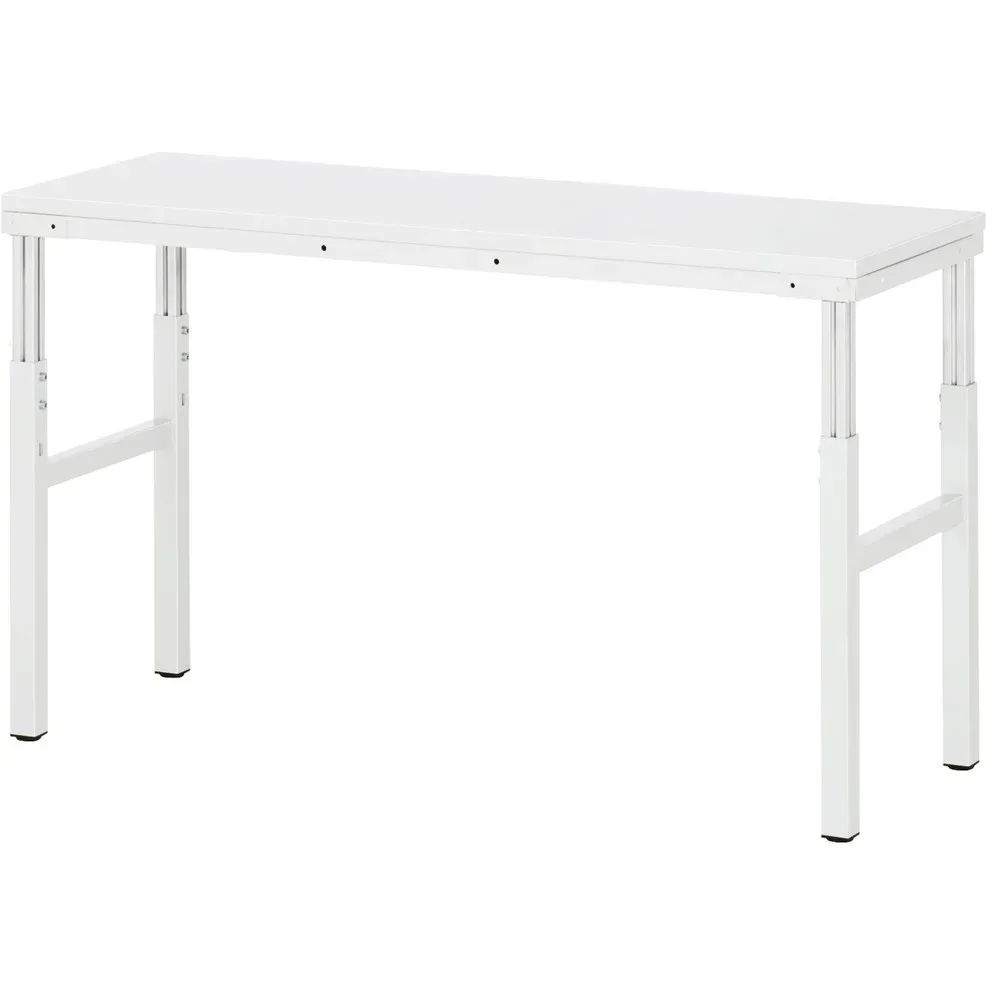 RAU Arbeitstisch Serie E, HxBxT 650-1.000 x 1.500 x 500 mm, Arbeitsplatte EGB-Melamin-Belag