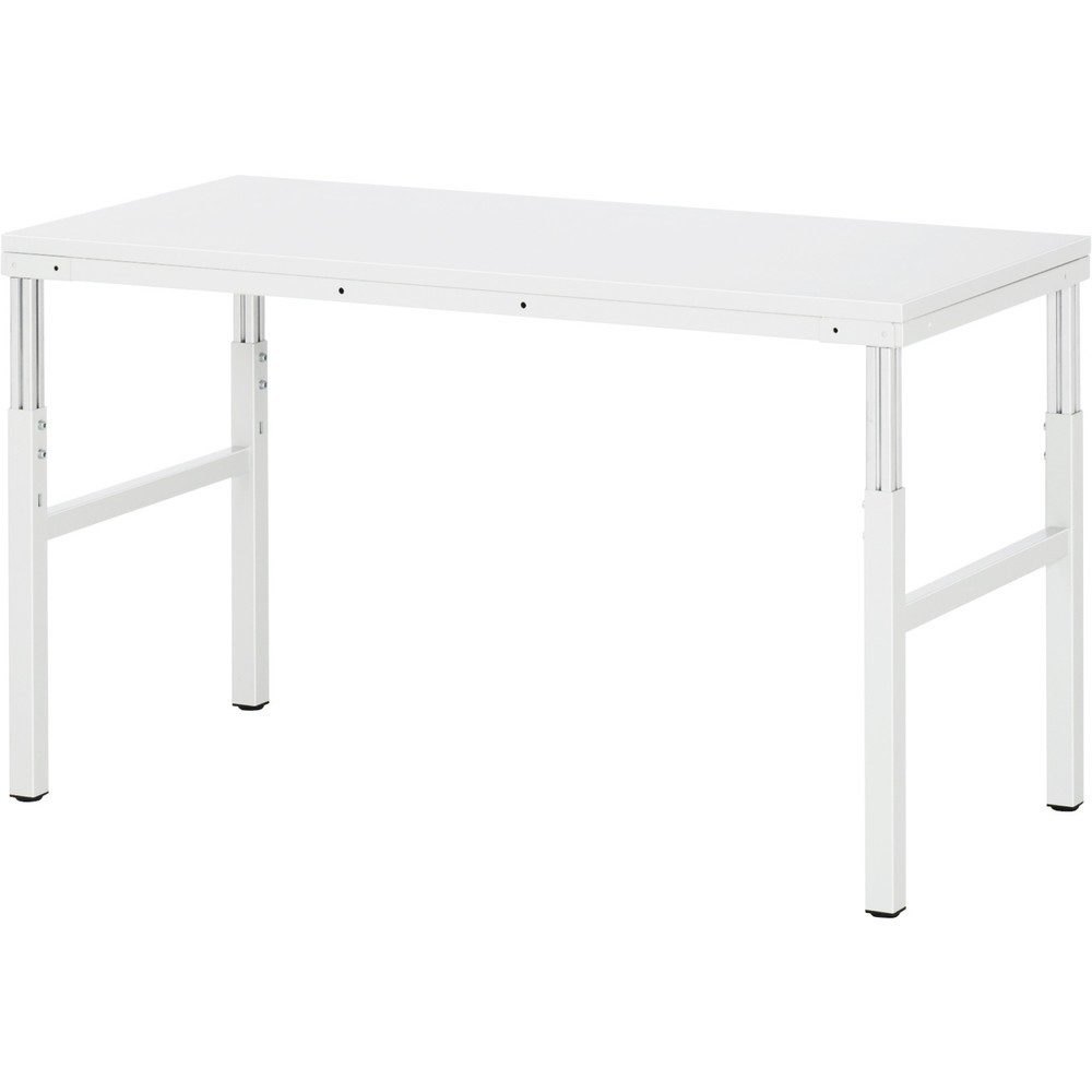 RAU Arbeitstisch Serie E, HxBxT 650-1.000 x 1.500 x 700 mm, Arbeitsplatte EGB-Melamin-Belag