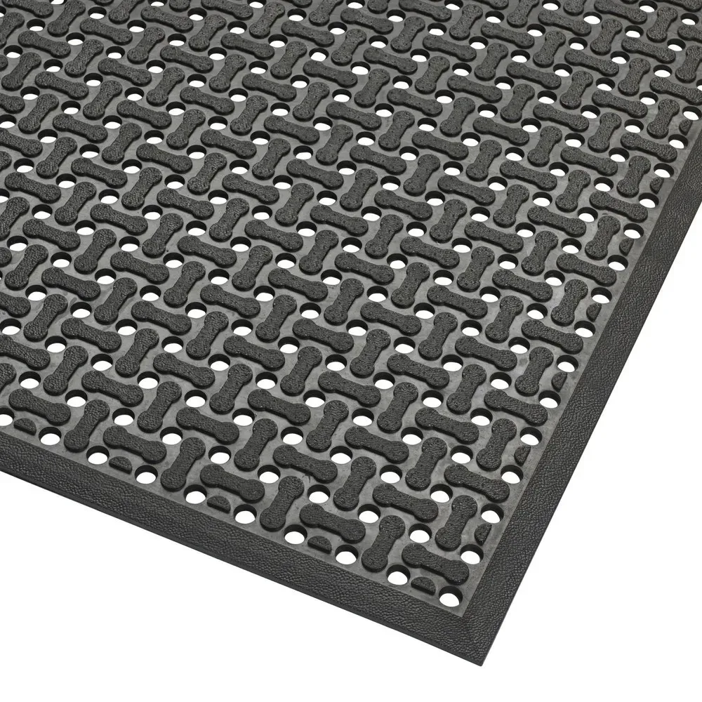 NoTrax Anti-Ermüdungsmatte Superflow® XT Nitrile, BxL 600 x 900 mm, schwarz