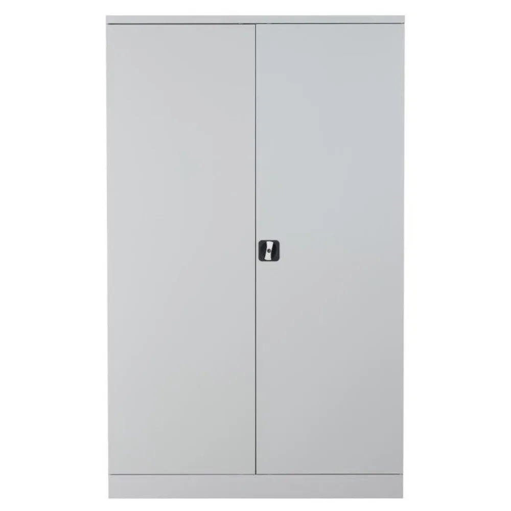 HEMMDAL Flügeltürschrank, HxBxT 1.950 x 1.200 x 420 mm, lichtgrau/lichtgrau