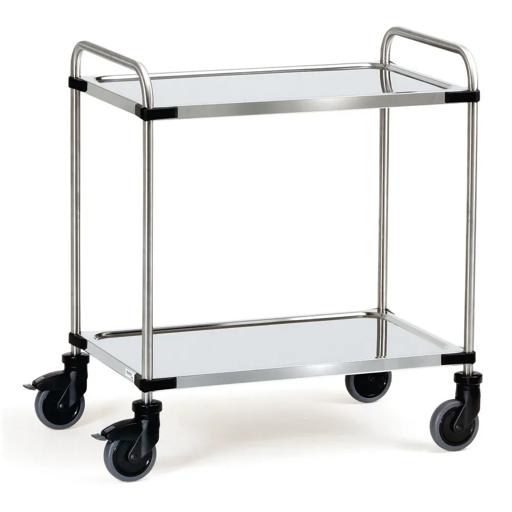 Fetra Hauptartikel 5017 Etagenwagen Feststeller Edelstahl Traglast (max.): 120 kg Chrom