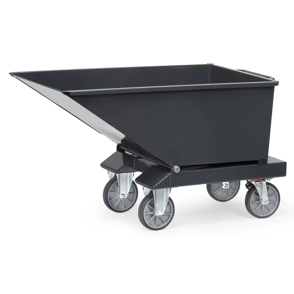 Muldenkipper 4701, 250 l, anthrazit RAL 7016, ohne Ablasshahn und Sieb