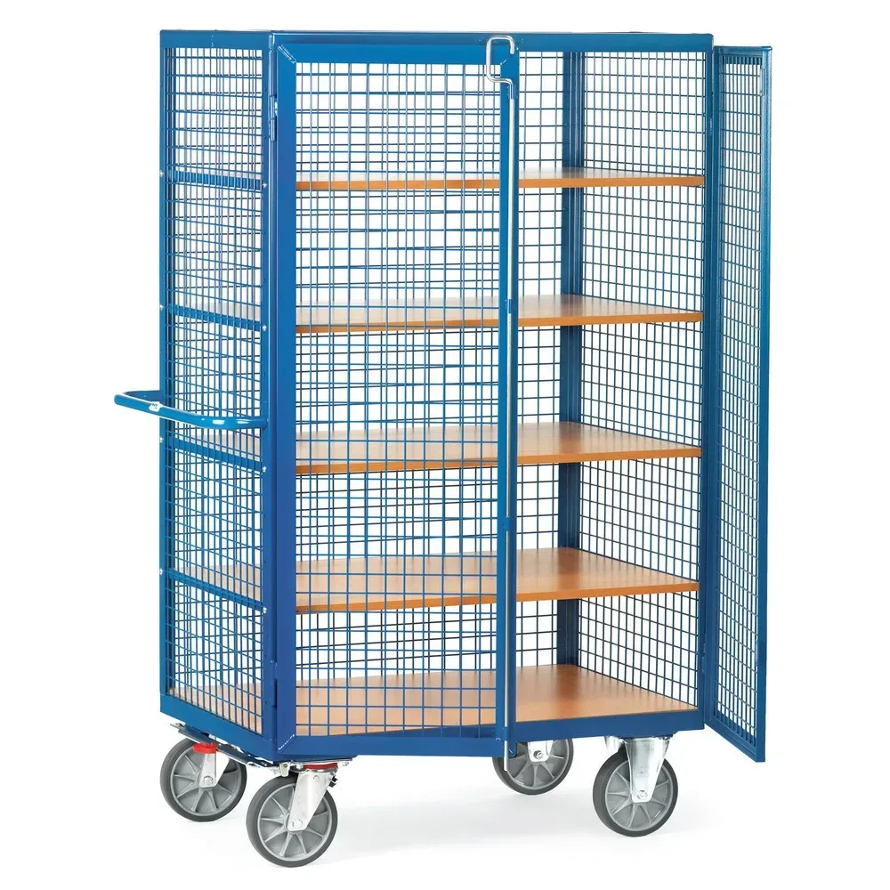 Fetra Hauptartikel 4392 Schrankwagen Stahl pulverbeschichtet Traglast (max.): 750 kg Brillantblau (RAL 5007)