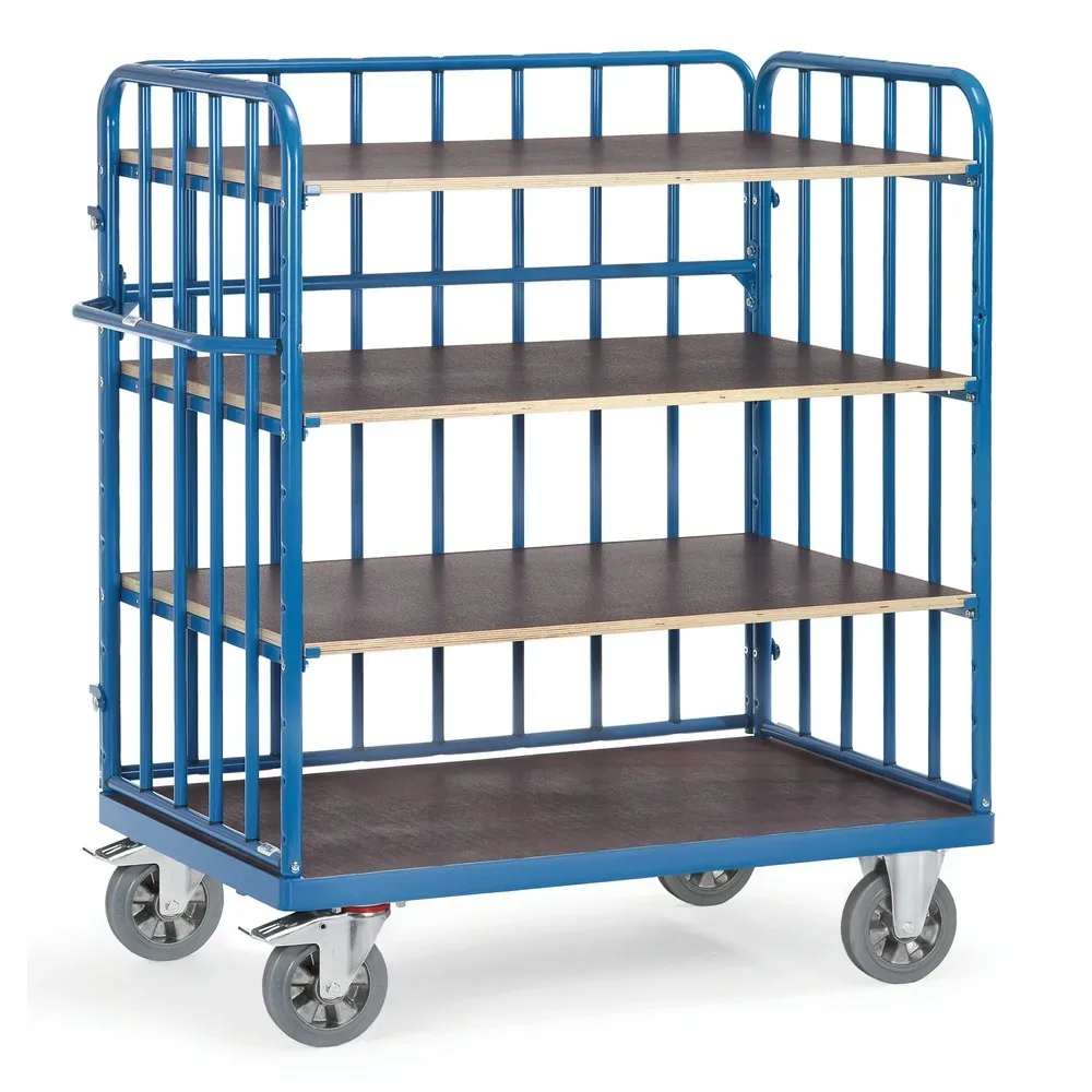 Fetra Hauptartikel 18213-1 Etagenwagen Stahl pulverbeschichtet Traglast (max.): 1200 kg Brillantblau (RAL 5007)