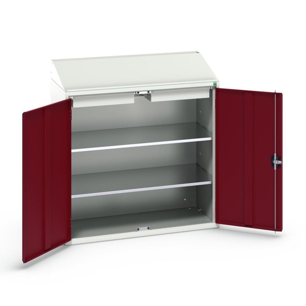bott verso Economy Pult, mit 2 Fachböden und 2 Schubladen, BxTxH: 1050 x 550 x 1130 mm