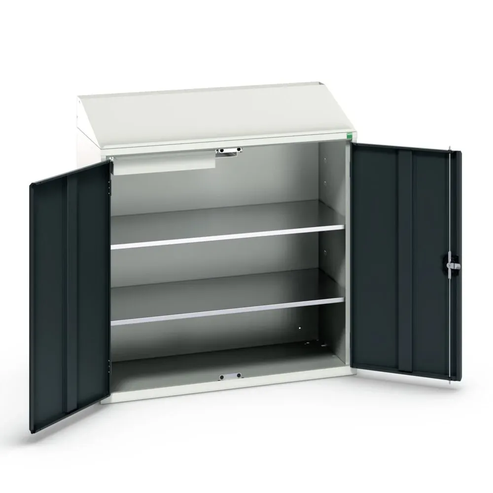 bott verso Economy Pult, mit 2 Fachböden und 1 Schublade, BxTxH: 1050 x 550 x 1130 mm