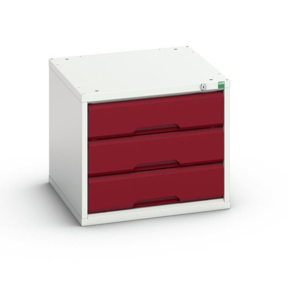 bott verso Schubladenschrank, mit 3 Schubladen, BxTxH: 525 x 550 x 450 mm