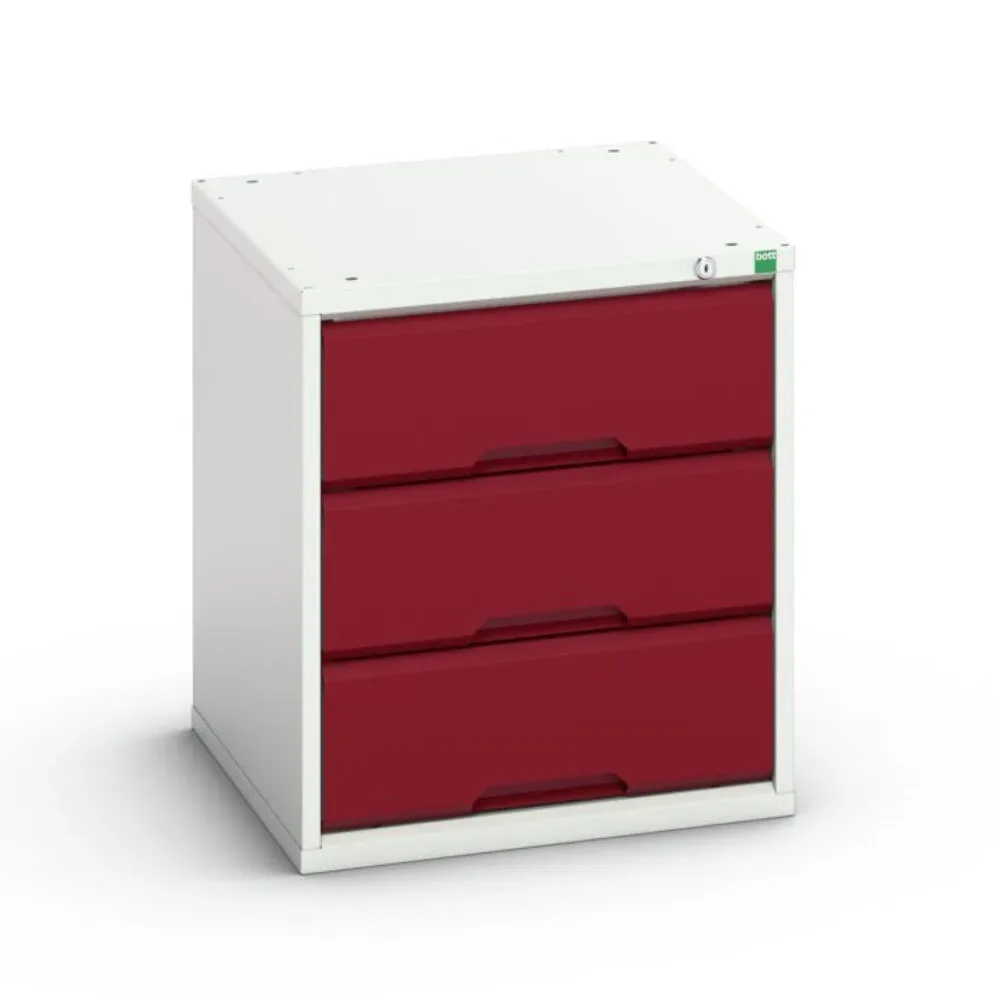 bott verso Schubladenschrank, mit 3 Schubladen, BxTxH: 525 x 550 x 600 mm