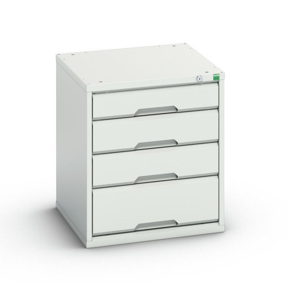 bott verso Schubladenschrank, mit 4 Schubladen, BxTxH: 525 x 550 x 600 mm