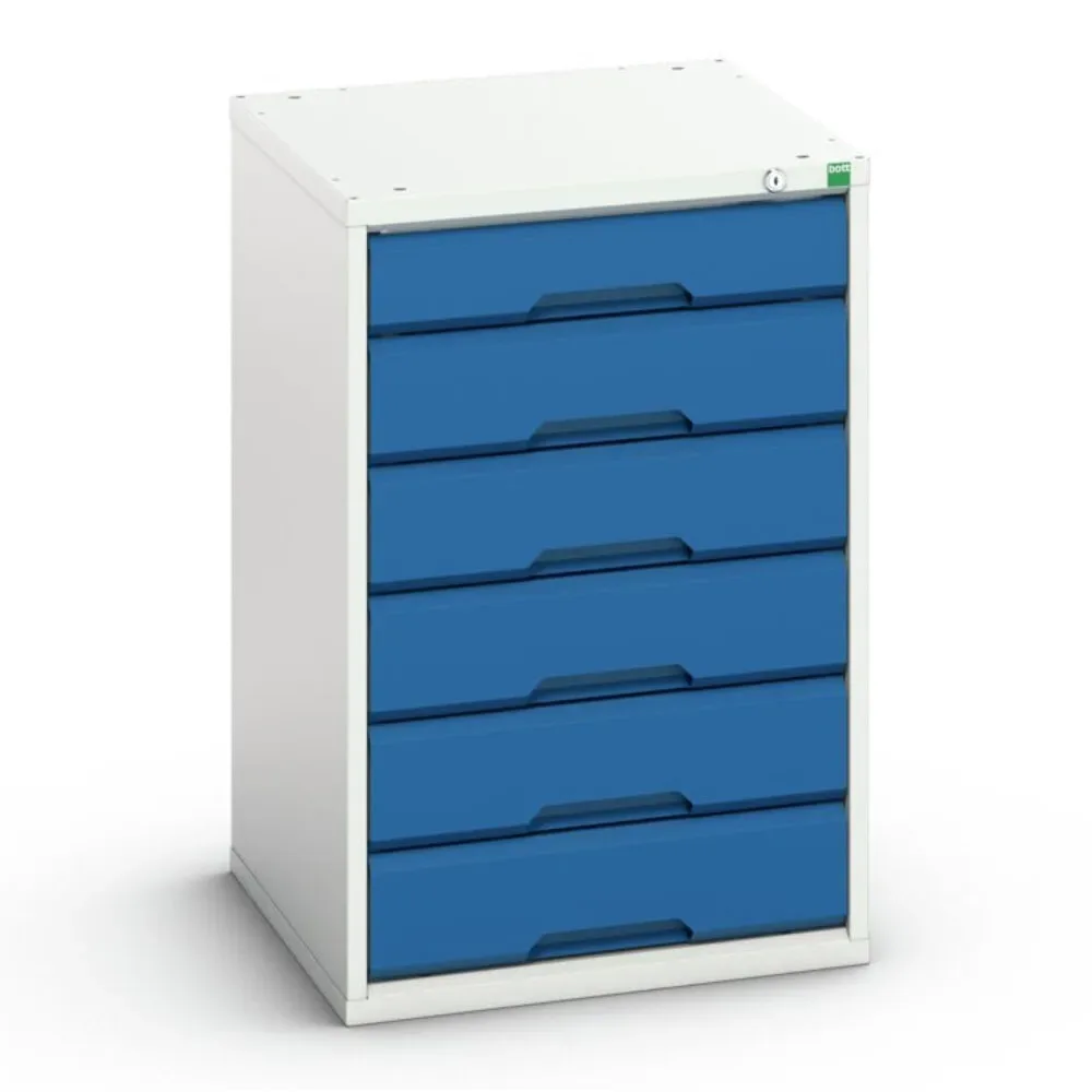 bott verso Schubladenschrank, mit 6 Schubladen, BxTxH: 525 x 550 x 800 mm