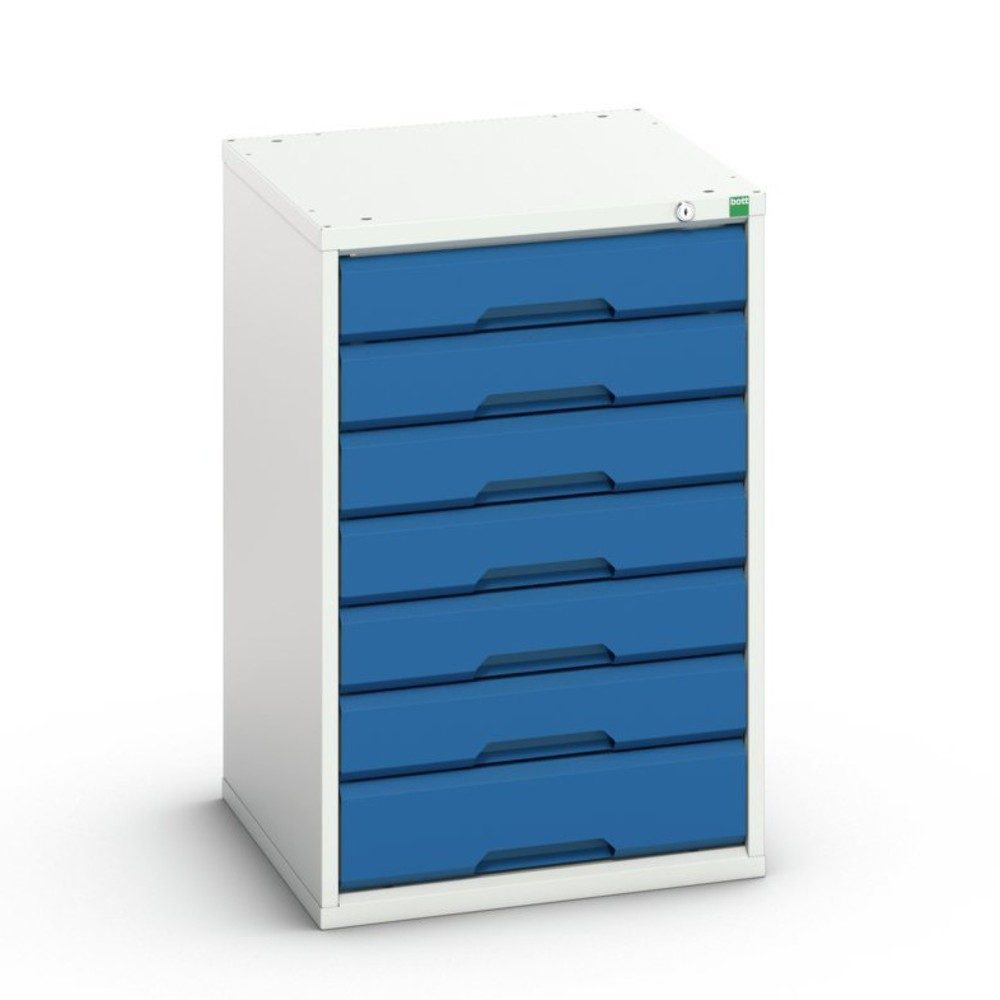 bott verso Schubladenschrank, mit 7 Schubladen, BxTxH: 525 x 550 x 800 mm