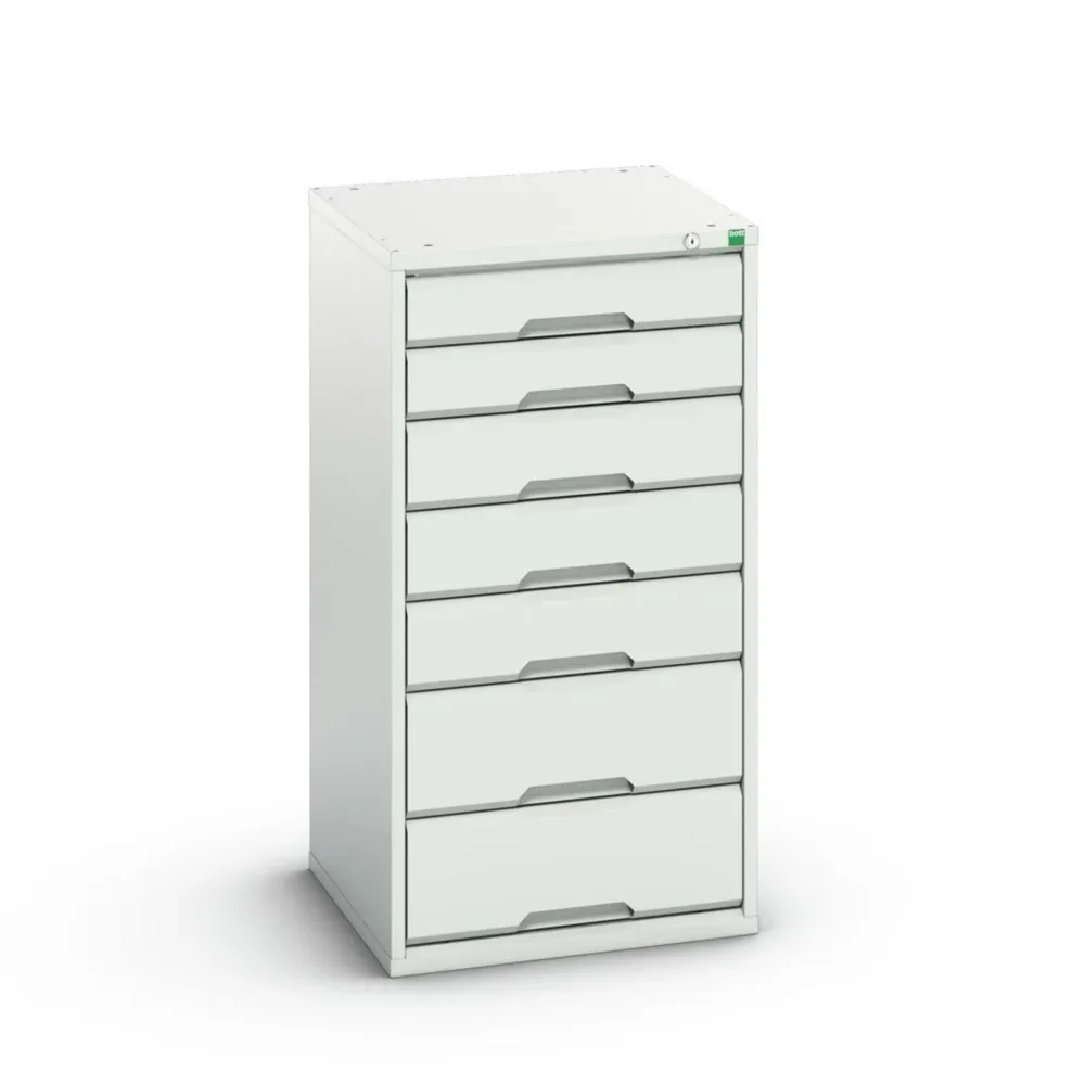 bott verso Schubladenschrank, mit 7 Schubladen, BxTxH: 525 x 550 x 1000 mm