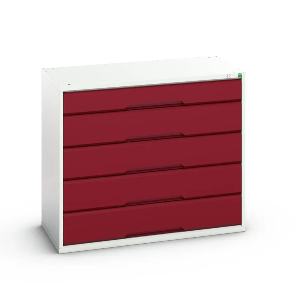 bott verso Schubladenschrank, mit 5 Schubladen, BxTxH: 1050 x 550 x 900 mm