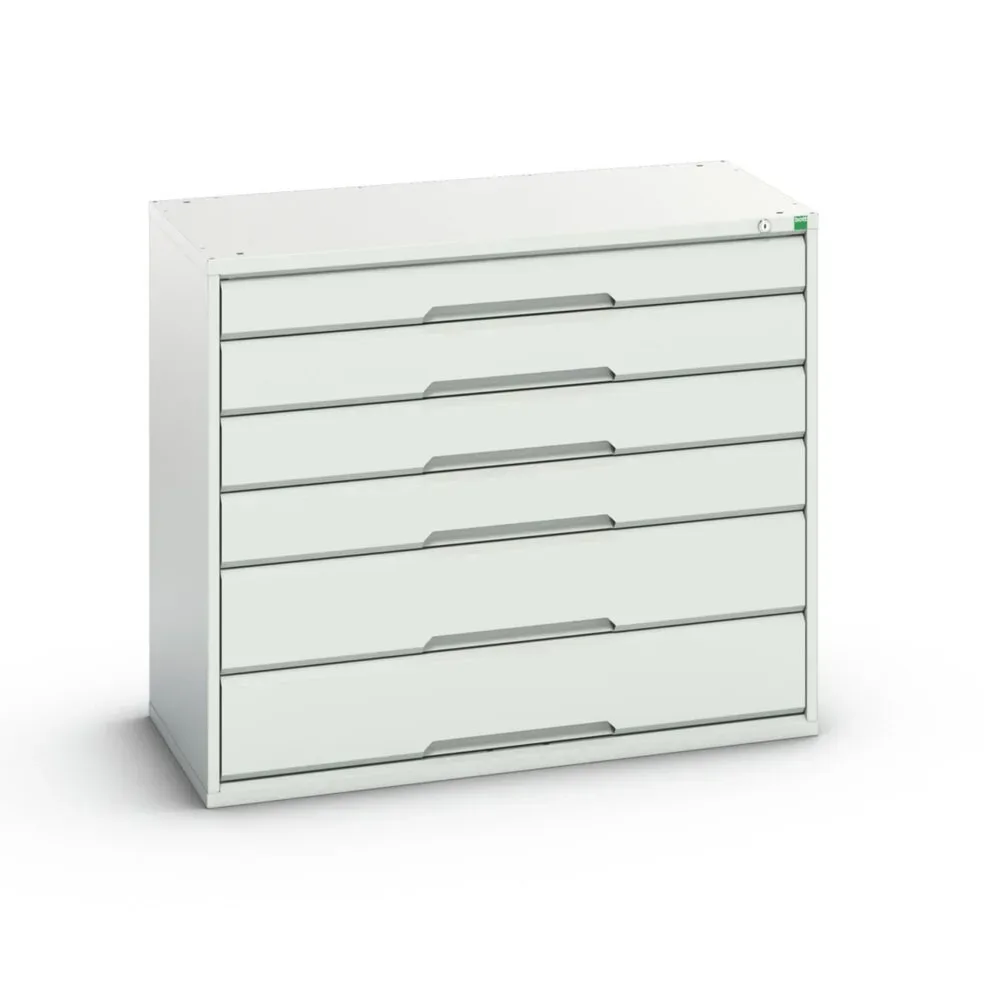 bott verso Schubladenschrank, mit 6 Schubladen, BxTxH: 1050 x 550 x 900 mm