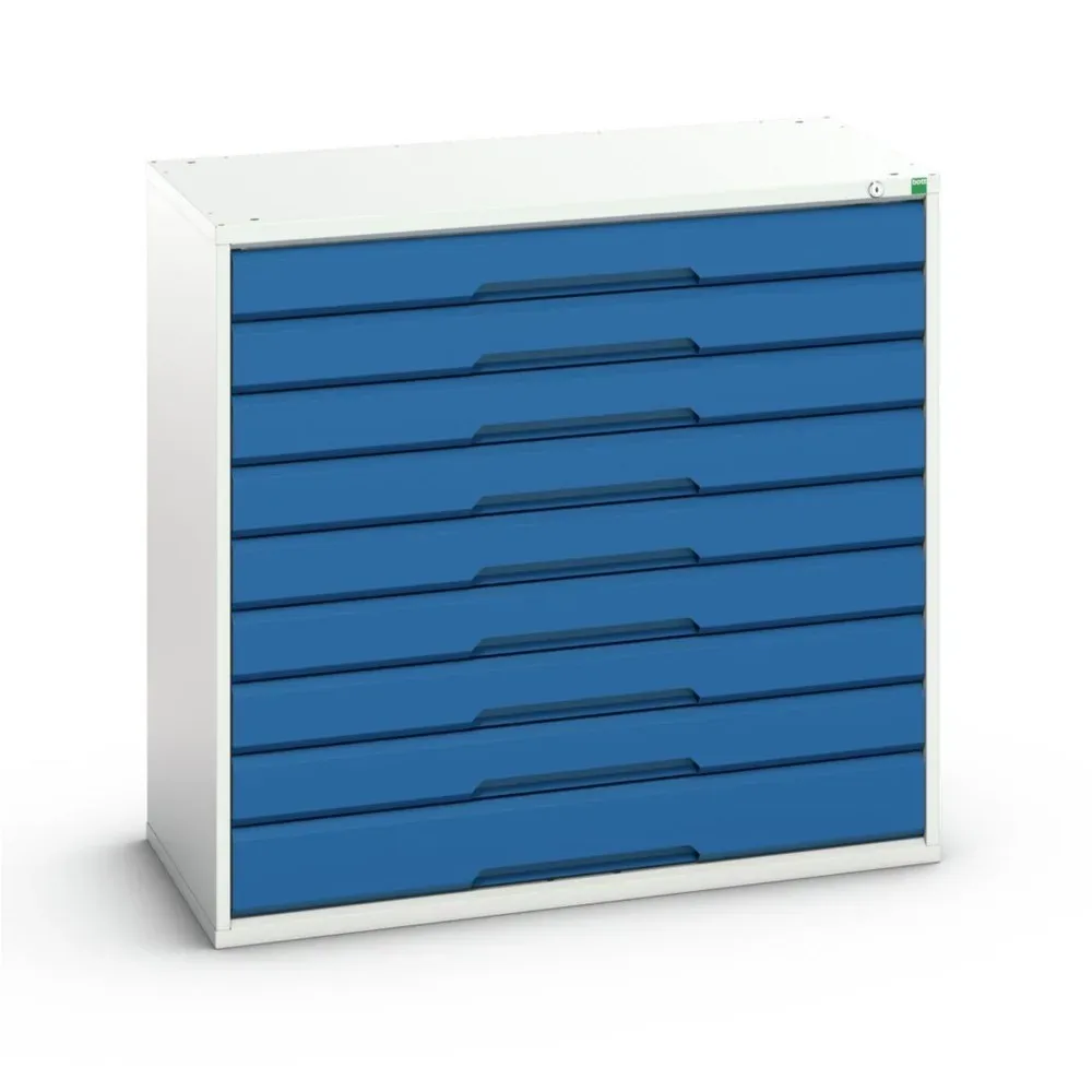 bott verso Schubladenschrank, mit 9 Schubladen, BxTxH: 1050 x 550 x 1000 mm
