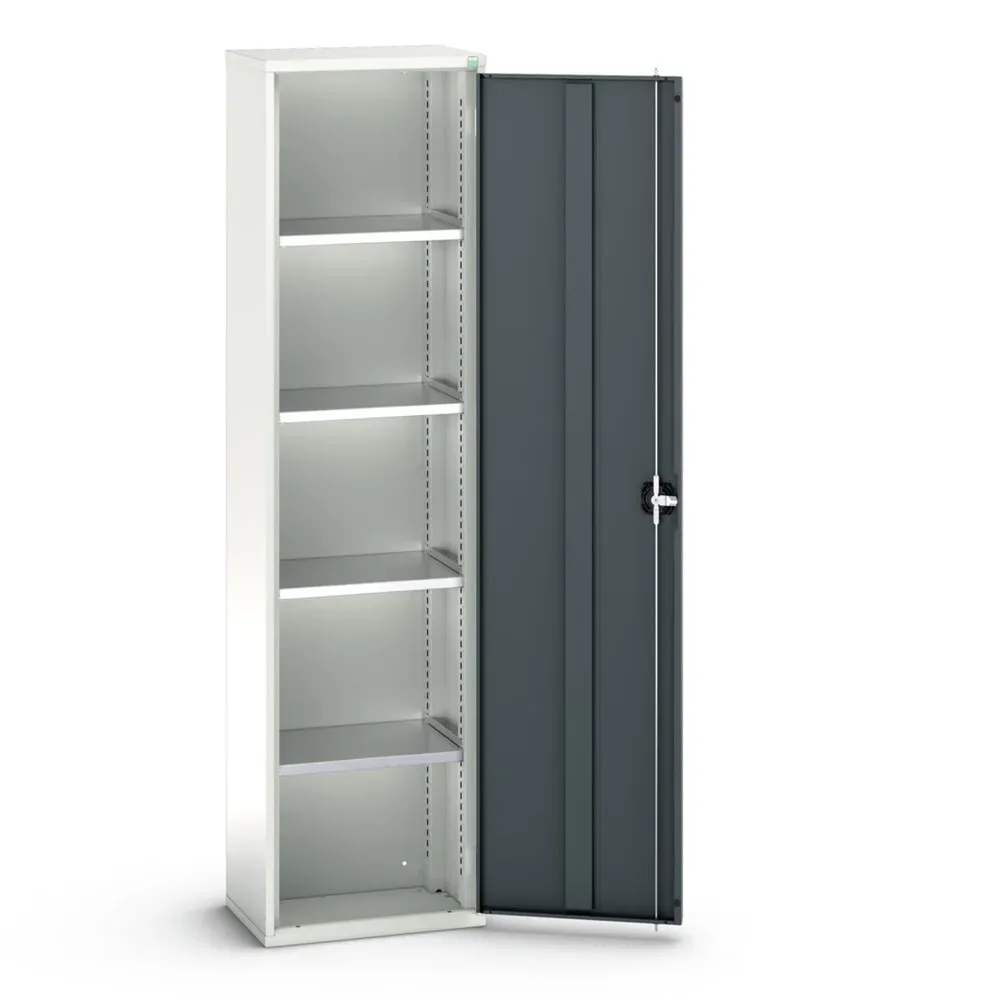 bott verso Flügeltürschrank, mit 4 Fachböden, BxTxH: 525 x 350 x 2000 mm
