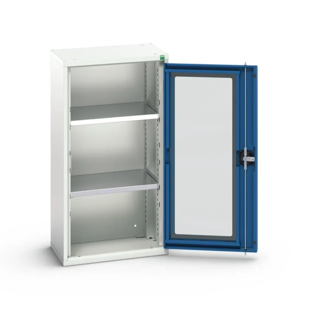 bott verso Beistellschrank mit Sichtfenster, mit 2 Fachböden, BxTxH: 525 x 350 x 1000 mm